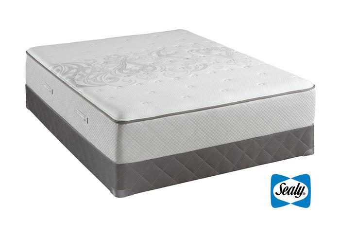 Sealy Orangewood Manor Plush King & 5" Box Spring Set,Sealy