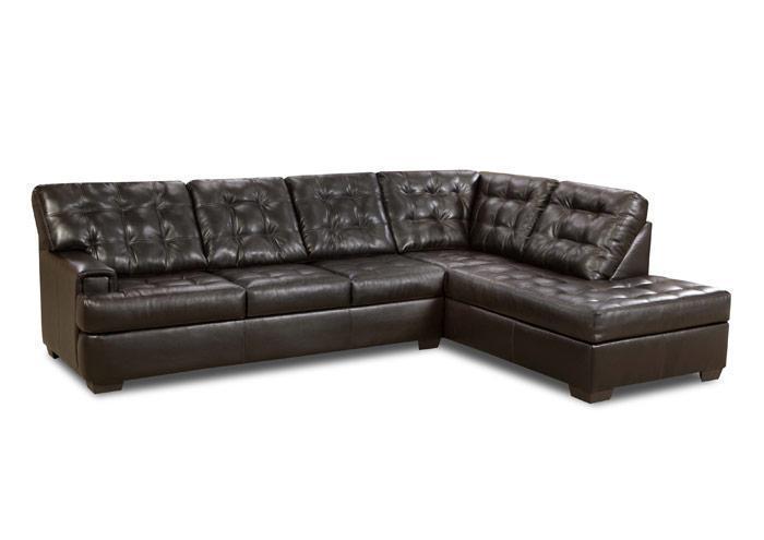 Charles Espresso Left Arm Facing Sectional,United-Simmons