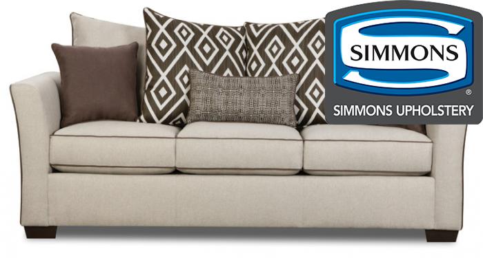 Stewart Linen Queen Sleeper Sofa,United-Simmons