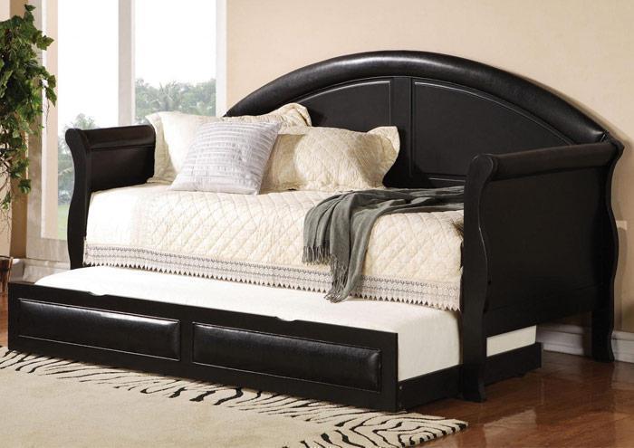Black Daybed with Trundle,Jennifer Convertibles