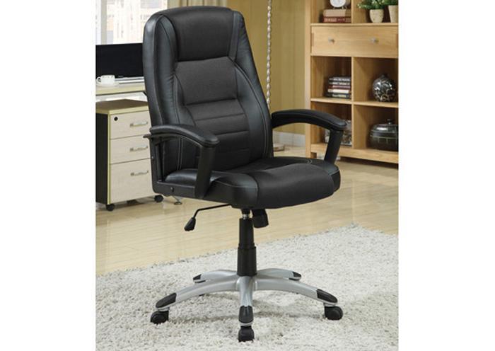 Black & Black Office Chair (East Coast Only),Jennifer Convertibles