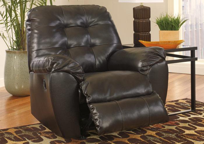 Jaclyn Chocolate Rocker Recliner,Jennifer Convertibles