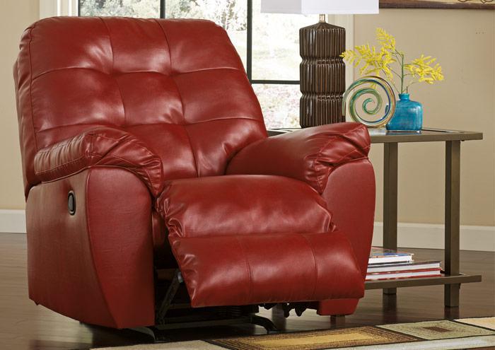 Jaclyn Salsa Rocker Recliner,Jennifer Convertibles