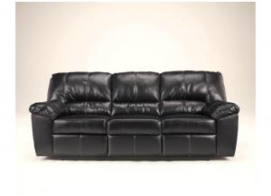 Image for DuraBlend Black Reclining Sofa