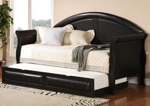 Image for Black Daybed with Trundle