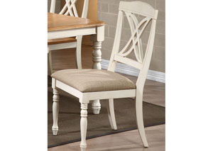 Image for Upholstered Biscotti Butterfly Back Side Chair (Set of 2)