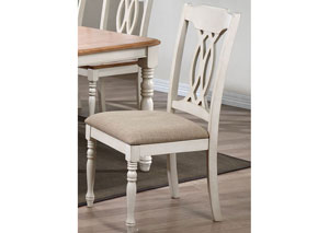 Upholstered Biscotti Traditional Back Side Chair (Set of 2)