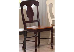 Image for Whiskey/Mocha Napoleon Back Side Chair (Set of 2)