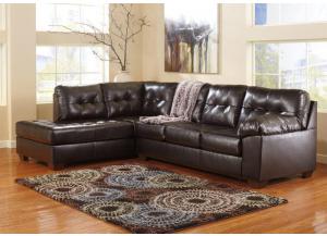 Image for Jaclyn Chocolate Left Arm Facing Chaise Sofa